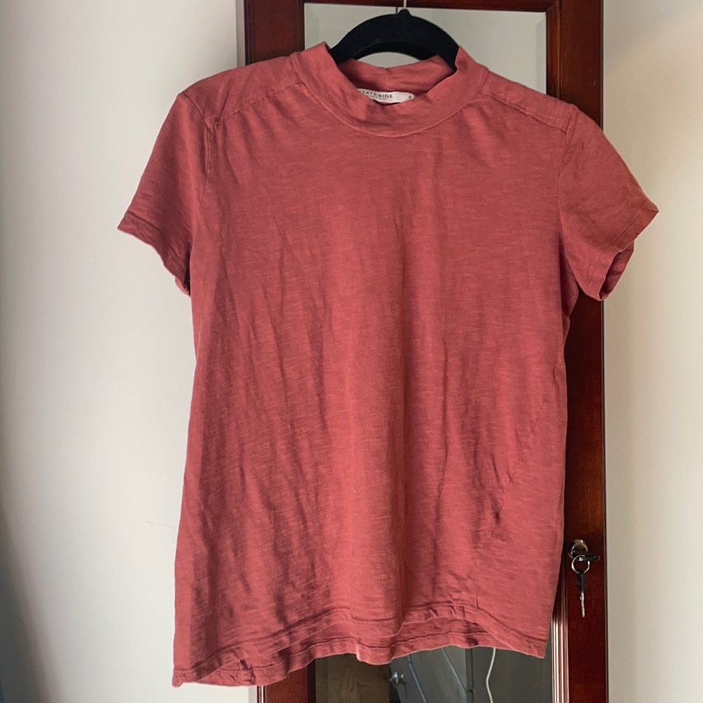 Mock neck top